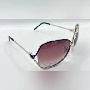 Vera Wang WSV61SG24S1 Black Gold Oval Oversized Sunglasses Frames Only